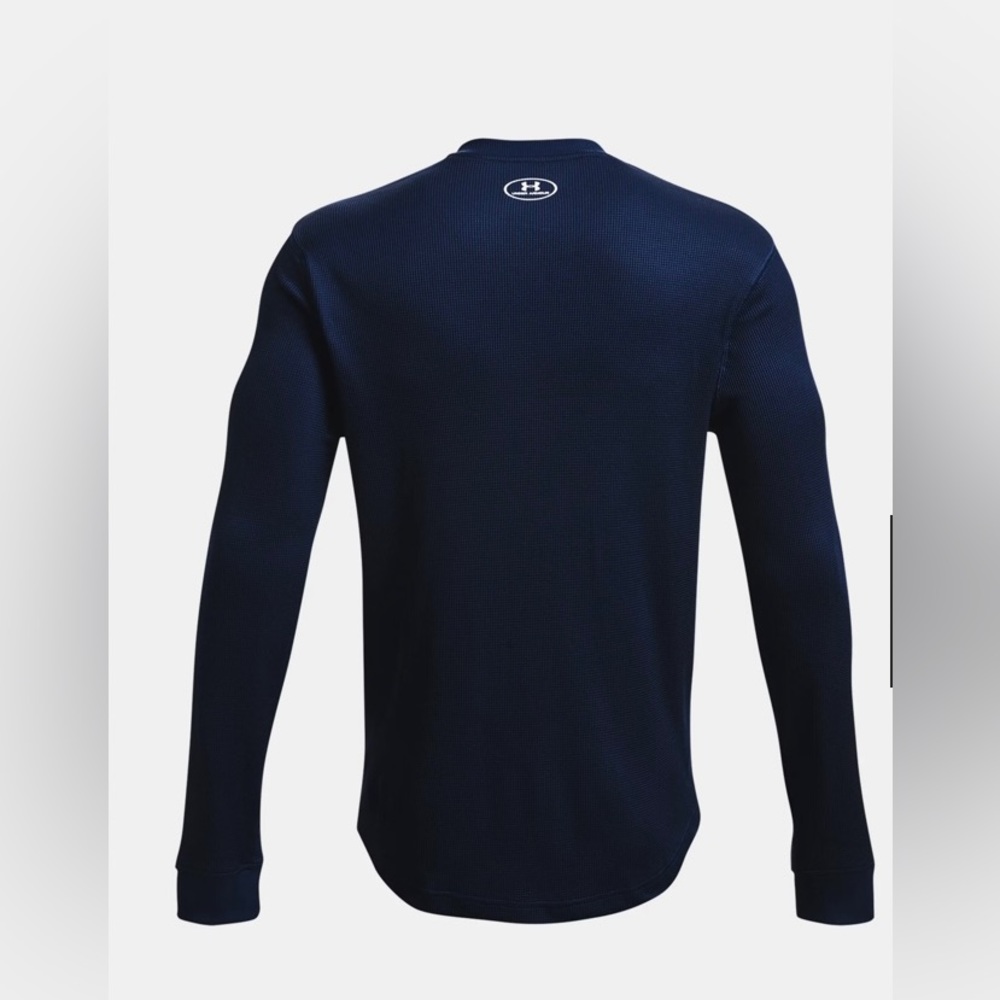 Men's UA Waffle Henley | Size Small | Navy Blue NEW!! - Picture 9 of 15